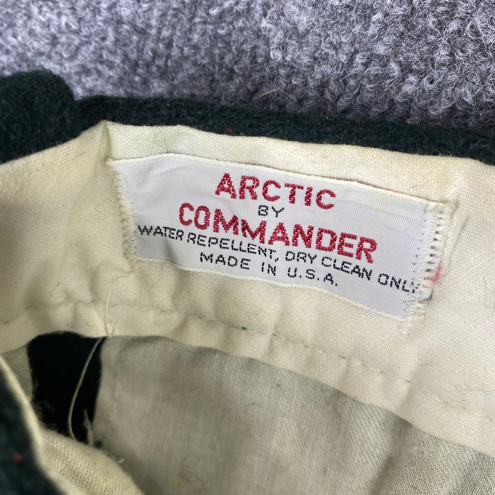 Arctic by Commander Mens Green Wool Hunting Pants Water Repellent Made in USA - Picture 4 of 8